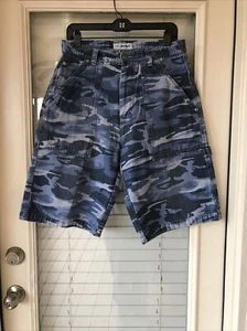 Canyon River Blues Men's Size 32 Camp Blue Denim Shorts 100% Cotton - Picture 1 of 5
