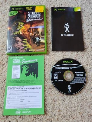 Vintage 2005 Xbox Complete Stubbs the Zombie Rebel Without A Pulse - Image 1 of 4