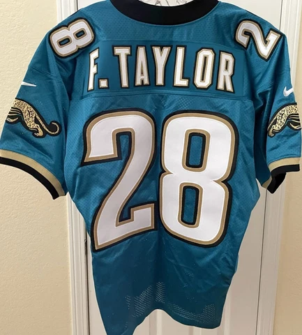 Fred Taylor Jacksonville Jaguars 1998 authentic Nike ROOKIE game model 28 jersey Cover