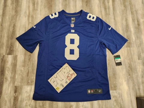 NWT Daniel Jones New York Giants #8 Nike NFL On-Field Jersey Men XL Cover