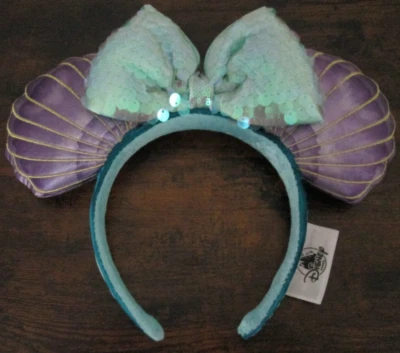 Orejas de Minnie Mouse La Sirenita Parques Disney Foto 1 de 3