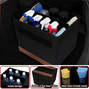 EXO Car Truck Multi Pocket Trunk Box Console storage Cargo container BROWN - Picture 1 of 2