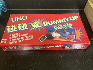 Mattel UNO Rummy.up Game - 1993 - VINTAGE - COMPLETE WITH INSTRUCTIONS VGC.