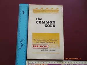 THE COMMON COLD IMMUNISATION & TREATMENT INFLUCOL ORAL VACCINES 16 PAGE BOOKLET - Picture 1 of 11