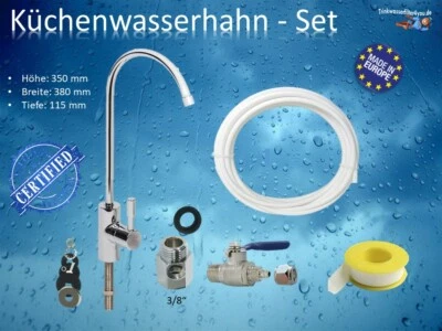 Umkehrosmose Design Wasserhahn Wasserhahn-Set - Ein-Wege Hahn 1/4"  - Bild 1 von 4