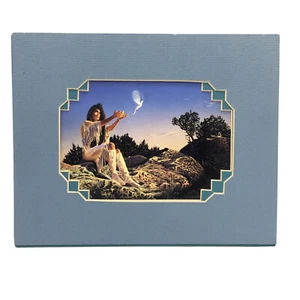 D.E. Kucera PEACE OFFERING Native American Art Print 1991 Vintage 7x5 Inches - Picture 1 of 8