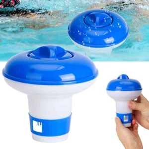 Floating Chemical Dispenser Floater For Swimming Pool Spa Chlorine Tablet Tabs - Picture 1 of 13
