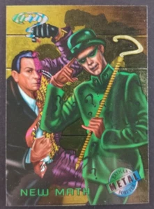Batman Forever 1995 Riddler Fleer Metal Card #19 (NM) - Picture 1 of 2