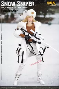 BBK BBK018 1/6 Mujer Soldada Francotirador Nieve Esquiador Modelo 12"" Figura de Acción Modelo - Imagen 1 de 4