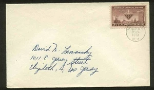 1002 AMERICAN CHEMICAL SOCIETY FDC NEW YORK, NY FIRST DAY COVER - Picture 1 of 1