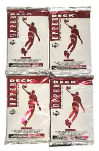 1994-95 Upper Deck NBA Basketball Series 1 Retail Packs (4 Pack Lot) - Brand New - Picture 1 of 2