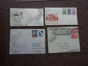 MAROC - 3 enveloppes 1 carte postale (B47) - Foto 1 di 2