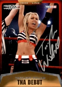 Taylor Wilde signierte 2008 Tristar TNA Cross The Line Karte #6 - Bild 1 von 2
