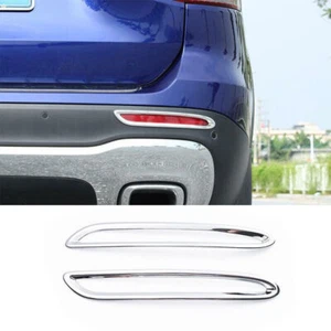 ABS Chrome Rear Fog Light Lamp Cover Trim 2PCS For Benz GLB W247 2020 2021-2022 - Picture 1 of 10