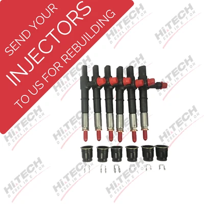 Toyota 1HD-FT injectors HDJ80 series Landcruiser 1HDFT 093500-6010 23600-17070 - Image 1 of 4