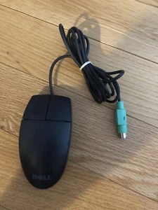 Vintage Dell Logitech Mouse M-S34 2 Button Mechanichal Ball Mouse - Picture 1 of 4