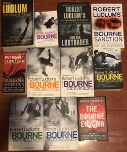 Robert Ludlum Bourne Series - 10 Books + 1 Omnibus (first 3 Books) - Picture 1 of 1