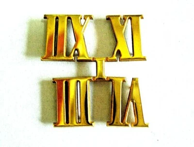 Index chiffres romain dial cadran clock horloge pendule paris  cartel PETIT N 4 - Photo 1/4