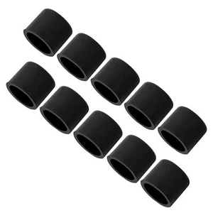 Enchufe conector hembra de silicona RCA 8 mm, 10 piezas protector de tapa negro a prueba de polvo - Imagen 1 de 7