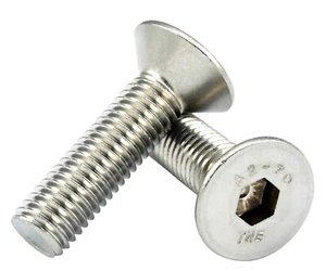 M16 (16mmØ) COUNTERSUNK SCREWS A2 STAINLESS STEEL ALLEN KEY HEXAGON SOCKET BOLTS - Picture 1 of 3