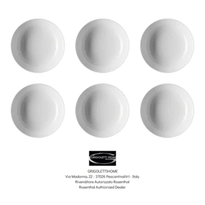Rosenthal - Mesh White - Set 6 soup plates ø CMS 21 - Dealer - Picture 1 of 2