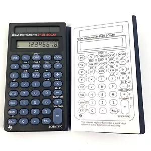 Texas Instruments TI-25 Solar Scientific Calculator With Case New Old Stock 8380 - Picture 1 of 3