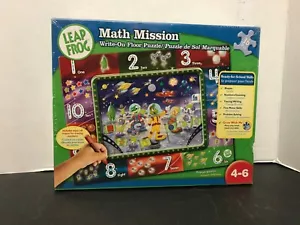 Leap Frog Mathe-Mission Schreiben auf Boden Puzzle Alter 4-6 neu versiegelt - Bild 1 von 6