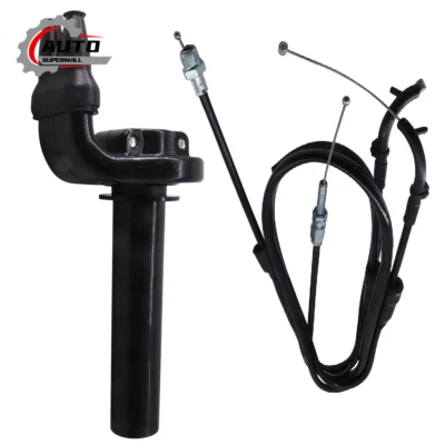 For Yamaha YZ450F YFZ450 WR450F Throttle Cable & Twist Throttle Accelerator Grip - Image 1 of 4