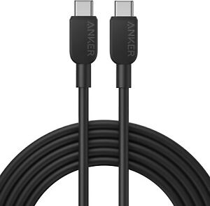 Anker 60W USB C Charging Cable 10ft Heavy Duty Fast Charge for Galaxy S23MacBook