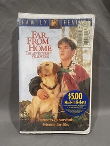 Far From Home: The Adventures of Yellow Dog (VHS, 1995) Clam Shell NEW / SEALED - Bild 1 von 3