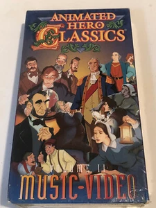 Animated Hero Classics VHS Tape Music Video Sealed New Old Stock - Picture 1 of 3