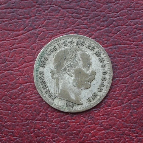 Hungary 1870KB silver 10 krajczar Cover