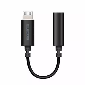 Elecom iPhone headphone adapter for lightning 3.5mm headphone jack MFi-Certified - Picture 1 of 7