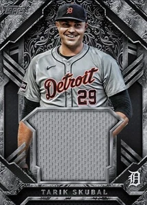 2025 Topps Relic Series TARIK SKUBAL RARE BIG PATCH DETROIT TIGERS DIGITAL CARD - Zdjęcie 1 z 1