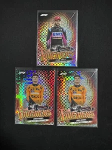 👑2024 TOPPS FINEST FORMULA 1 F1 REFRACTOR CHECKBOARD FINISHERS LOT3 NORRIS - Picture 1 of 1