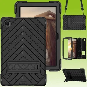 Für Samsung Galaxy Tab A7 2020 Shockproof Hybrid Hülle Band Schwarz - Photo 1/2