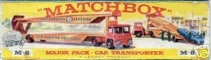 Transportador de automóviles Repro Box Matchbox paquete principal M-8 - Imagen 1 de 1