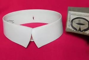 Vintage starched shirt collar size 14 detachable UNUSED Second To None Favourite - Picture 1 of 4