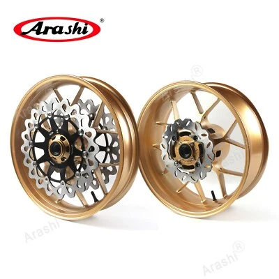 Llantas delanteras traseras llantas discos de freno para Honda CBR1000RR 2006-2016 2007 2008 2009 Foto 1 de 4