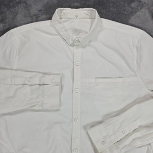 Lululemon Commission Hemd Herren XL Weiß Freizeit Tasche Langarm Performance - Bild 1 von 7
