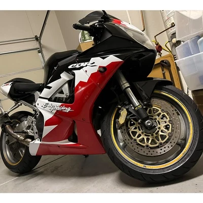 MSD Red White Plastic Injection Fairing Fit for Honda 2000-2001 CBR900RR 929 j03 - Image 1 of 4