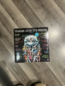 Thank God Its Friday OST 2LP plus 12in Casablanca 7099 Disco 1978 - Foto 1 di 12