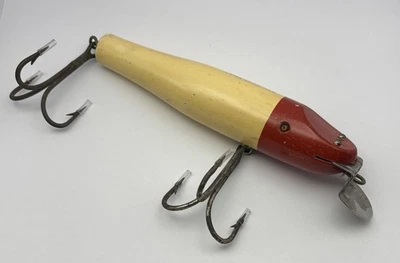 Vintage Creek Chub Tarpon Pikie 4002, Red Head/ White, Must See! - Image 1 of 4