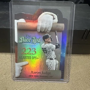 2025 Topps Holiday Making The Nice List Aaron Judge 223 ajustado OPS Yankees  - Imagen 1 de 2