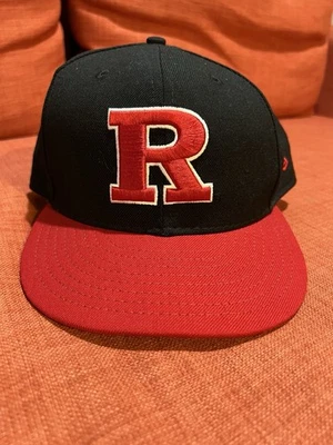 Gorra de béisbol Rutgers Scarlet Knights negra y roja   Foto 1 de 4