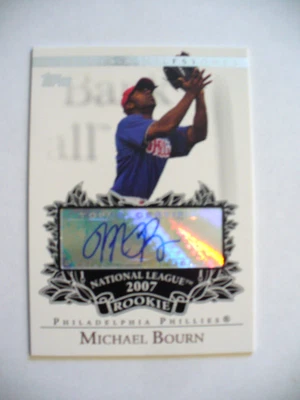 MLB -2007 Topps Moments & Milestones (новичок) с автографом. Карта "Майкл Борн" - никогда не доставалась из коробки - Изображение 1 из 2