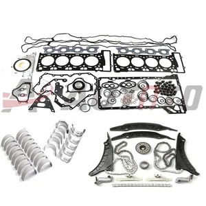 N63 Engine Gasket Kit & Timing Chain Kit & Bearing Set For BMW E70 E71 F04 F07 - Bild 1 von 13