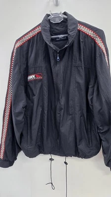 Vintage Nylon Racing Jacket Vantage Hawk Performance Black Men's Size L - Image 1 of 4