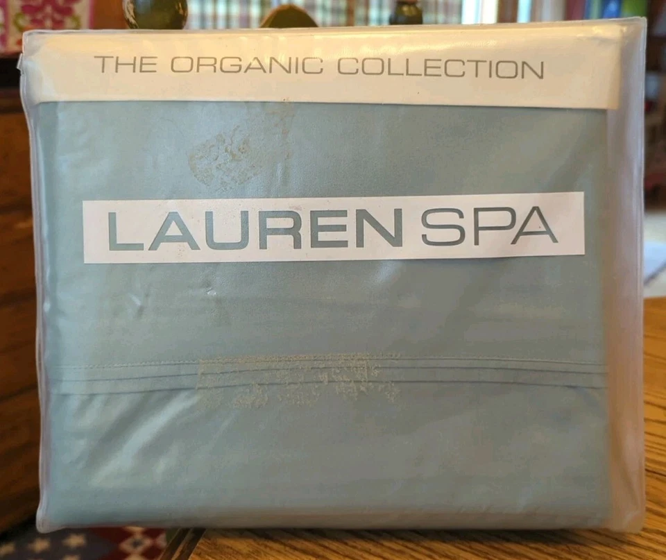 Новый пододеяльник Ralph Lauren Spa из органического хлопка для приливного бассейна Twin 66 X 86 дюймов - Изображение 1 из 4