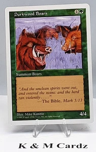 MTG - 5th Edition - Durkwood Boars - Common - Lightly Played - Picture 1 of 6